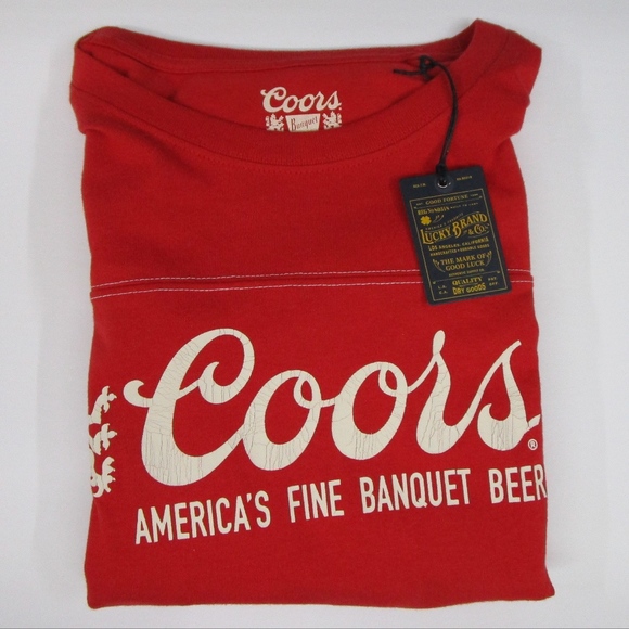 Lucky Brand Other - Lucky Brand Coors American's Beer Tee Red size XXL